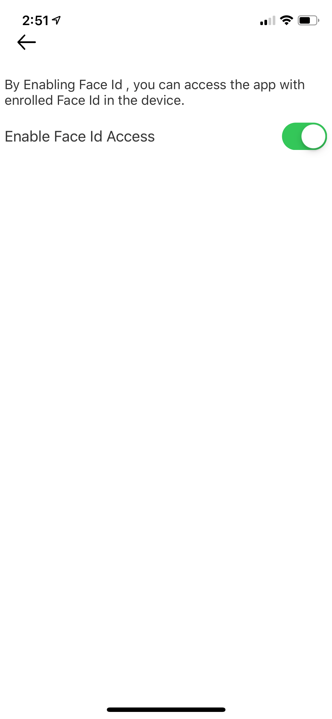 Enabling Face or Touch ID – Help Center