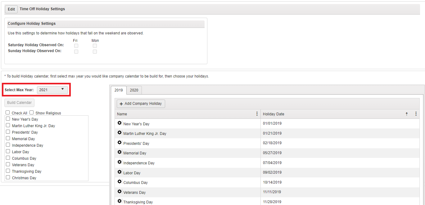 How To Set Up Your Company Holiday Calendar – Help Center How To Set Up Your Company Holiday Calendar – Help Center